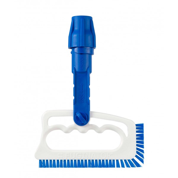 HURRISE brosse de toilette et support 4 pièces ensemble de brosses pour  cuvette de toilette porte-brosse de droguerie main Bleu