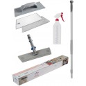 KIT RAPID'VITRES complet pour le nettoyage des surfaces hautes et basses