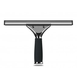 Raclette vitres complète en inox, 25 cm