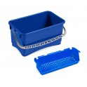 Seau de 28 L avec égouttoir pour mouilleur et raclette maxi 45 cm