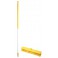 Kit avec manche ergonomique en fibre de verre, Balai medium rouge