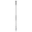 Manche télescopique aluminium avec cône Uni-Connect - Réglable de 79 à 140 cm