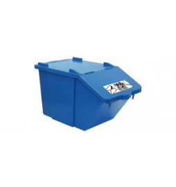 Poubelle Container Eco tri 45 litres BOX BLEU