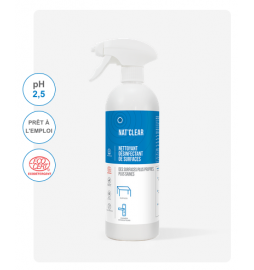 NAT’CLEAR NETTOYANT DÉSINFECTANT DE SURFACES NAT’CLEAR NETTOYANT DÉSINFECTANT DE SURFACES